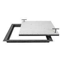 600*600 тип “Економ” Люк підлоговий з кришкою, що не заповнюється.